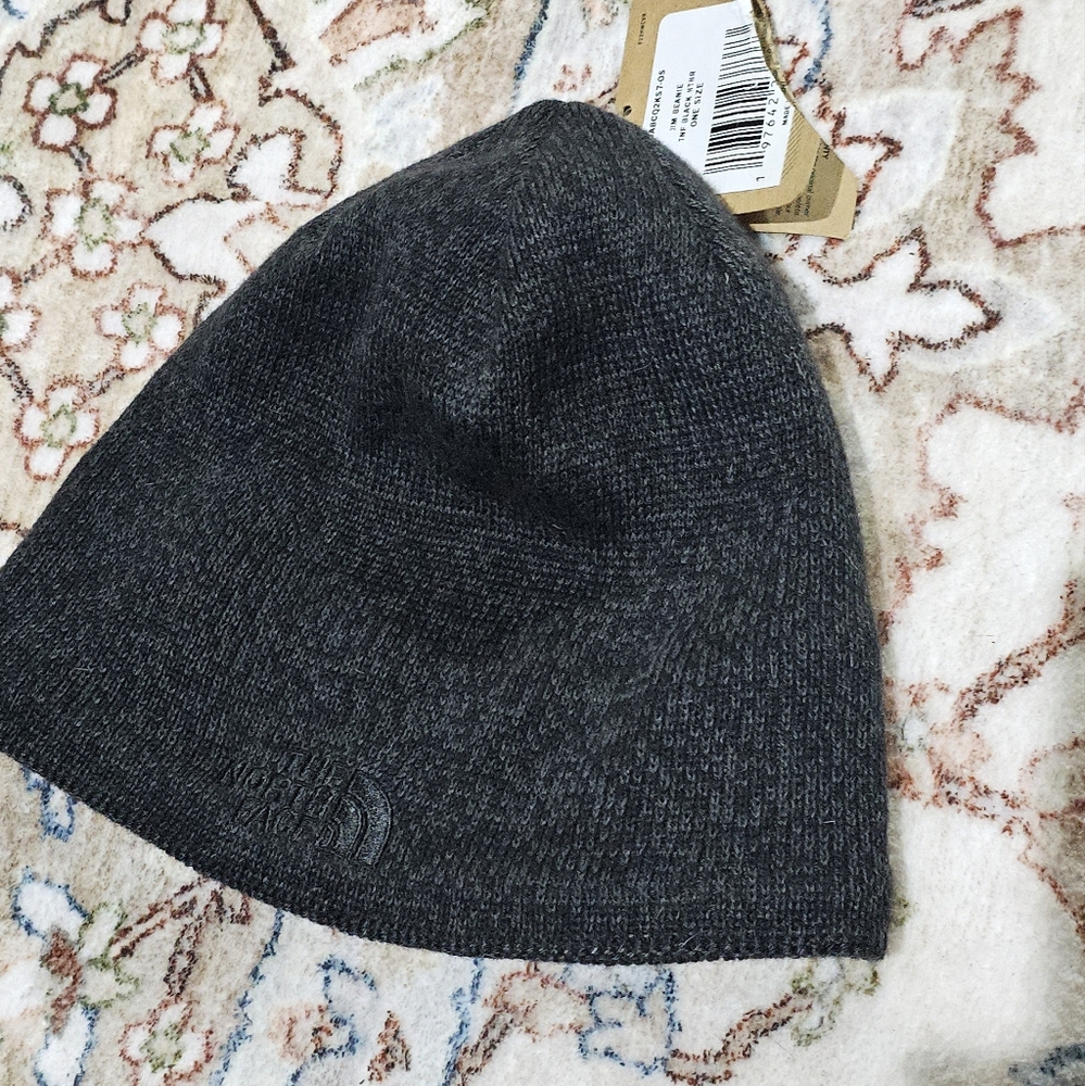 The North Face Jim Beanie TNF Black Heather - NWT